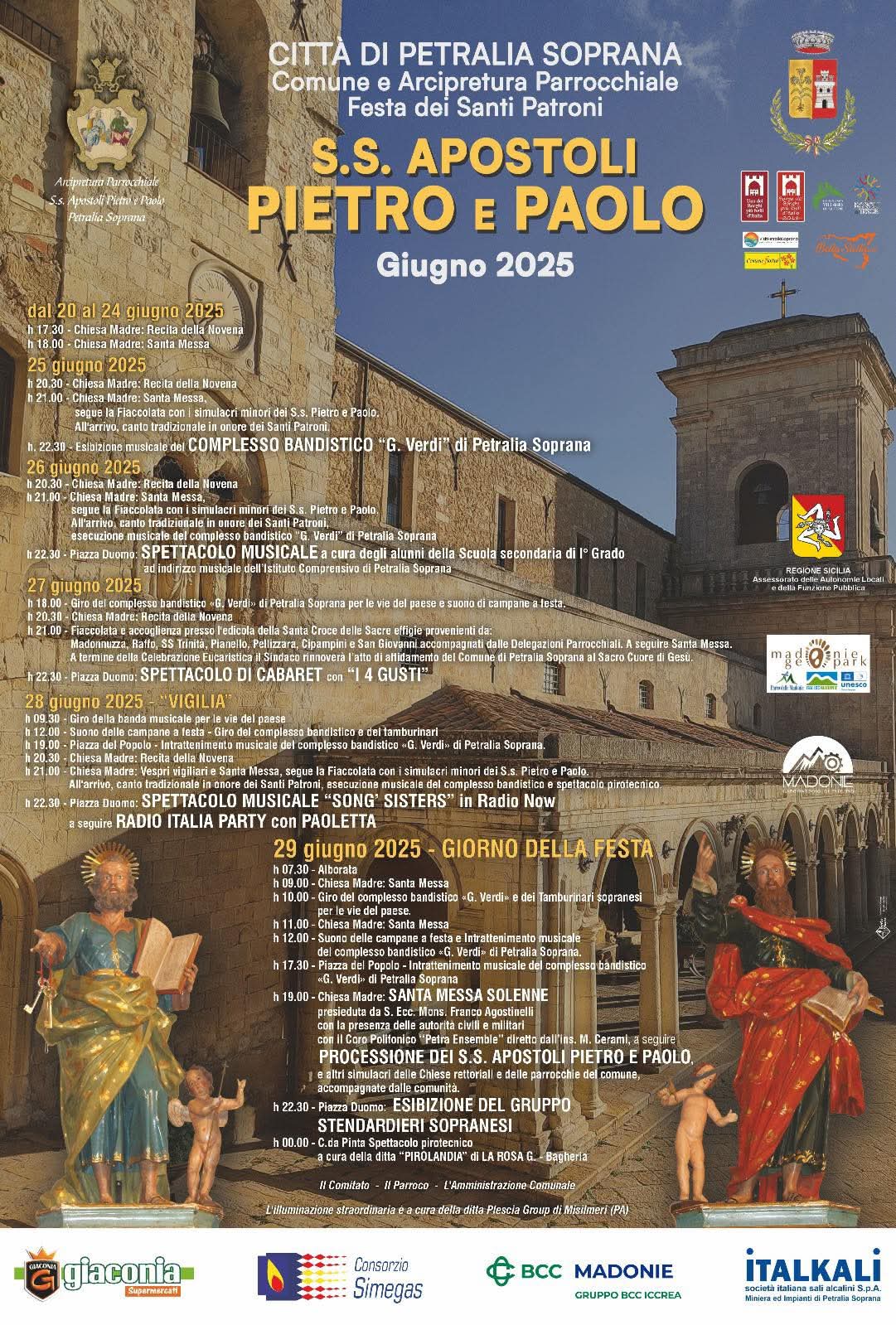 locandina santi Pietro e Paolo